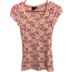Rue21 Sheer Lace Top